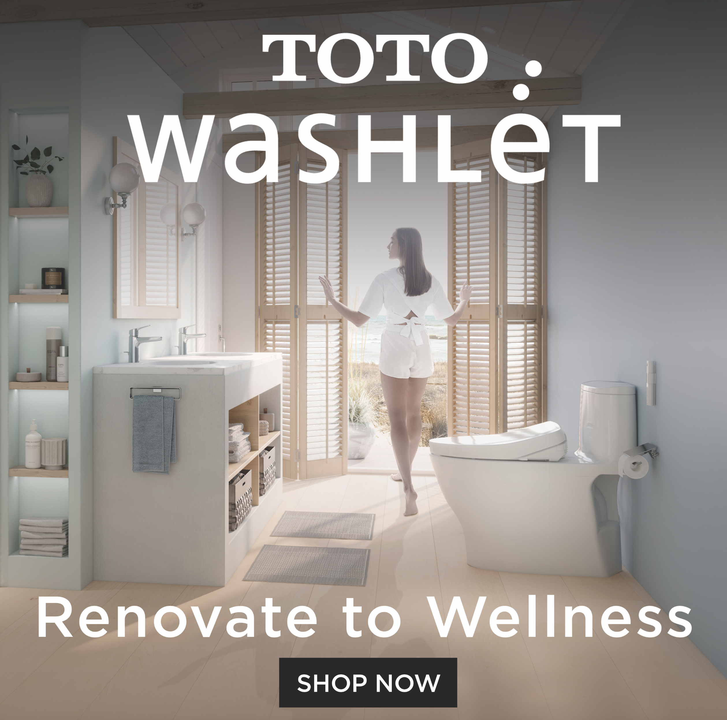 TOTO Renovate to Wellness Ad with TOTO WASHLET