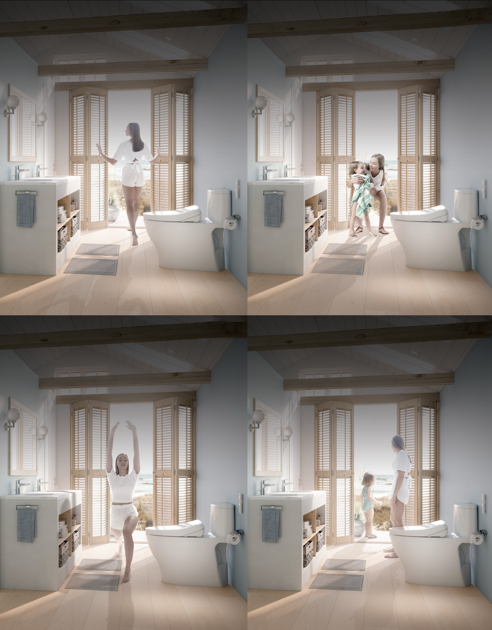 Nexus WASHLET+ S550e One-Piece Toilet Adobe Photoshop and Retouch