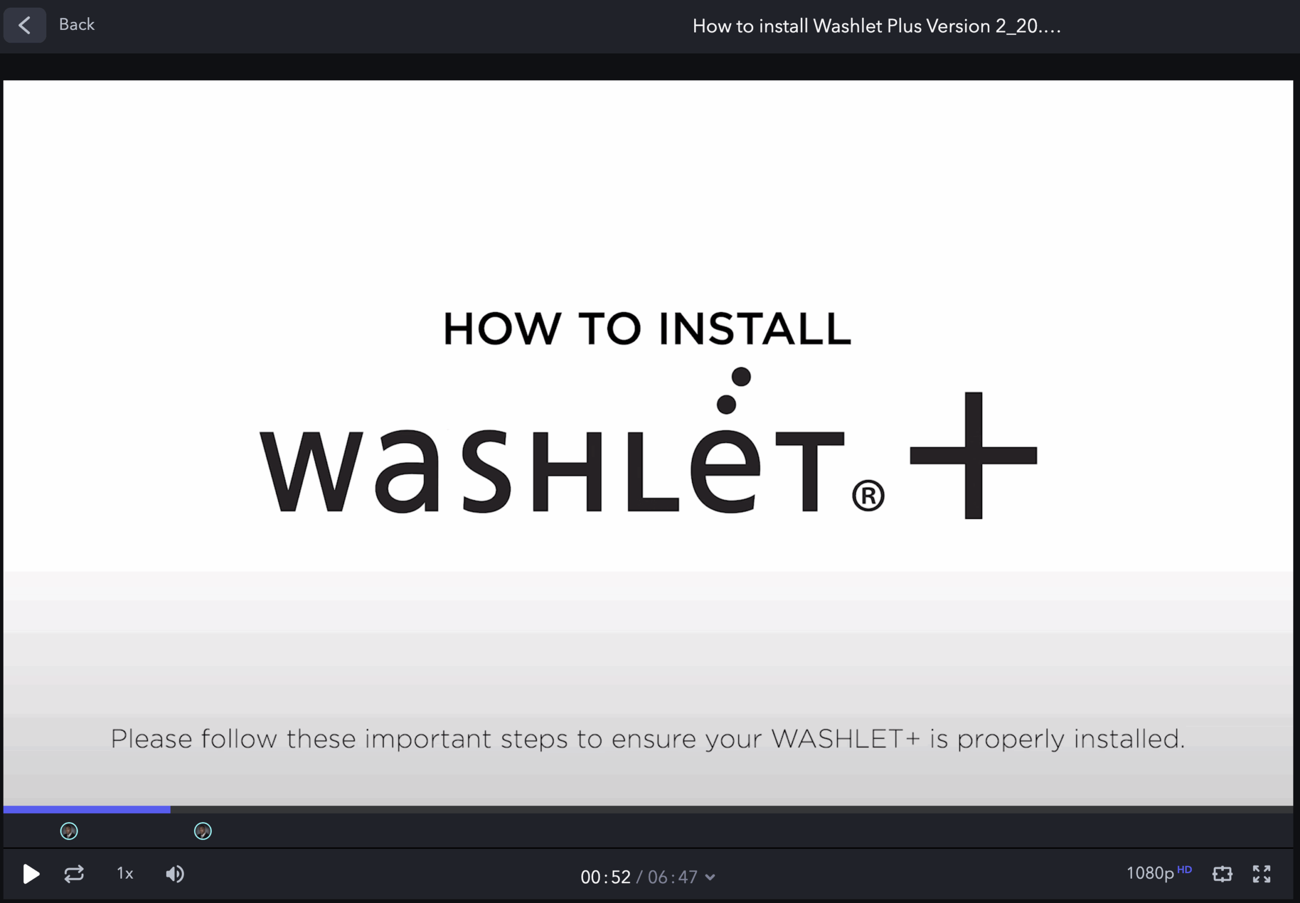 iFrame.io Review: How To Install WASHLET+ Video