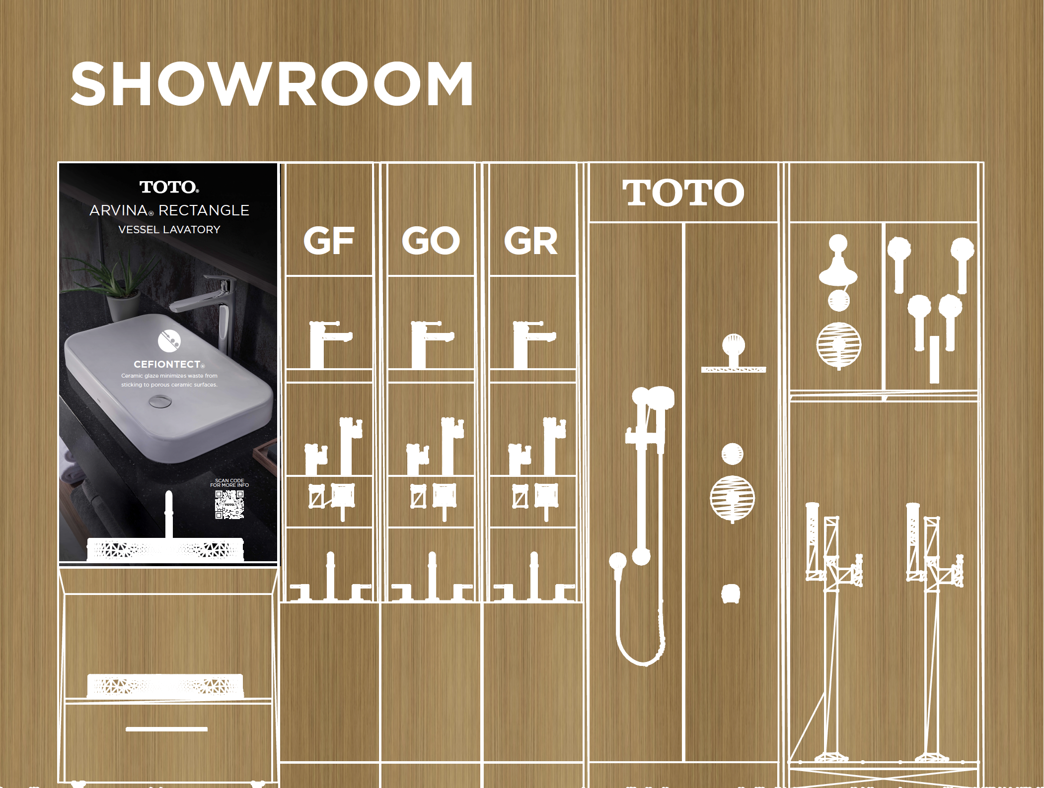 TOTO Showroom Artwork